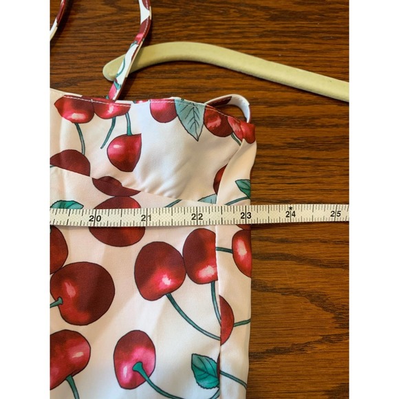 City Chic Cherry Rockabilly Pinup Girl Midi Dress Plus Size 20 NEW - Picture 12 of 13